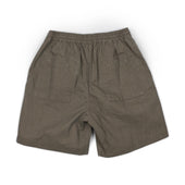 Gusset Shorts In Dune Taupe Cotton Nylon