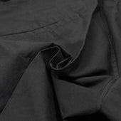 Safari Shorts In Black Italian Cotton Poplin