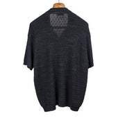 Short Sleeve Knit Skipper Polo In Vintage Boxweave Pima Cotton