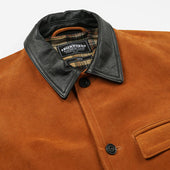 Suede French Car Coat