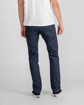 9oz Mercerised Selvedge Cotton Slim Tapered Chinos - Navy