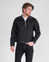 12oz Kurashikizome® Twill Work Jacket - Black