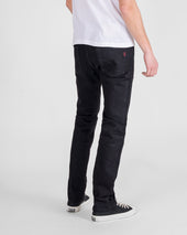 21oz Shinayaka Selvedge Denim Slim Cut Jeans - Black