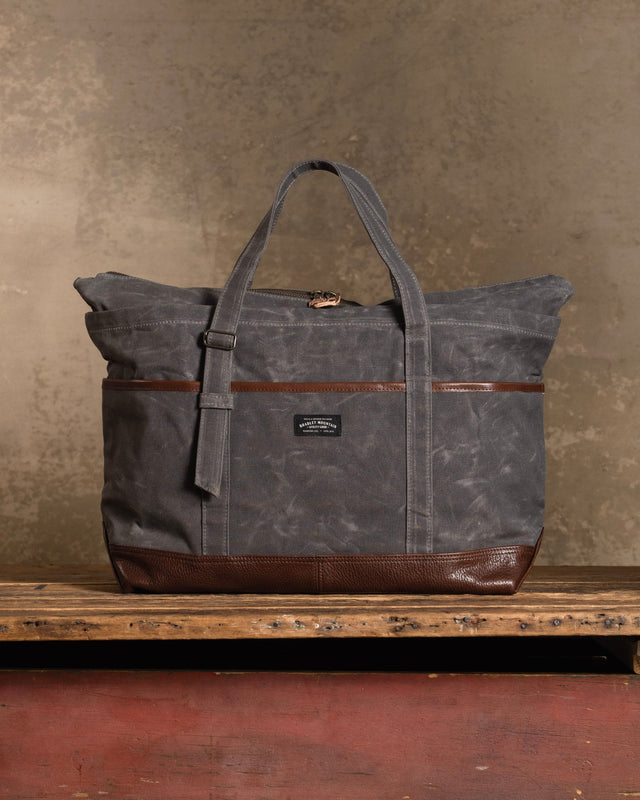 Charter Zipper Tote - Smoke