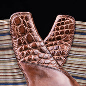 Chelsea Boots With Croc Application In Mid