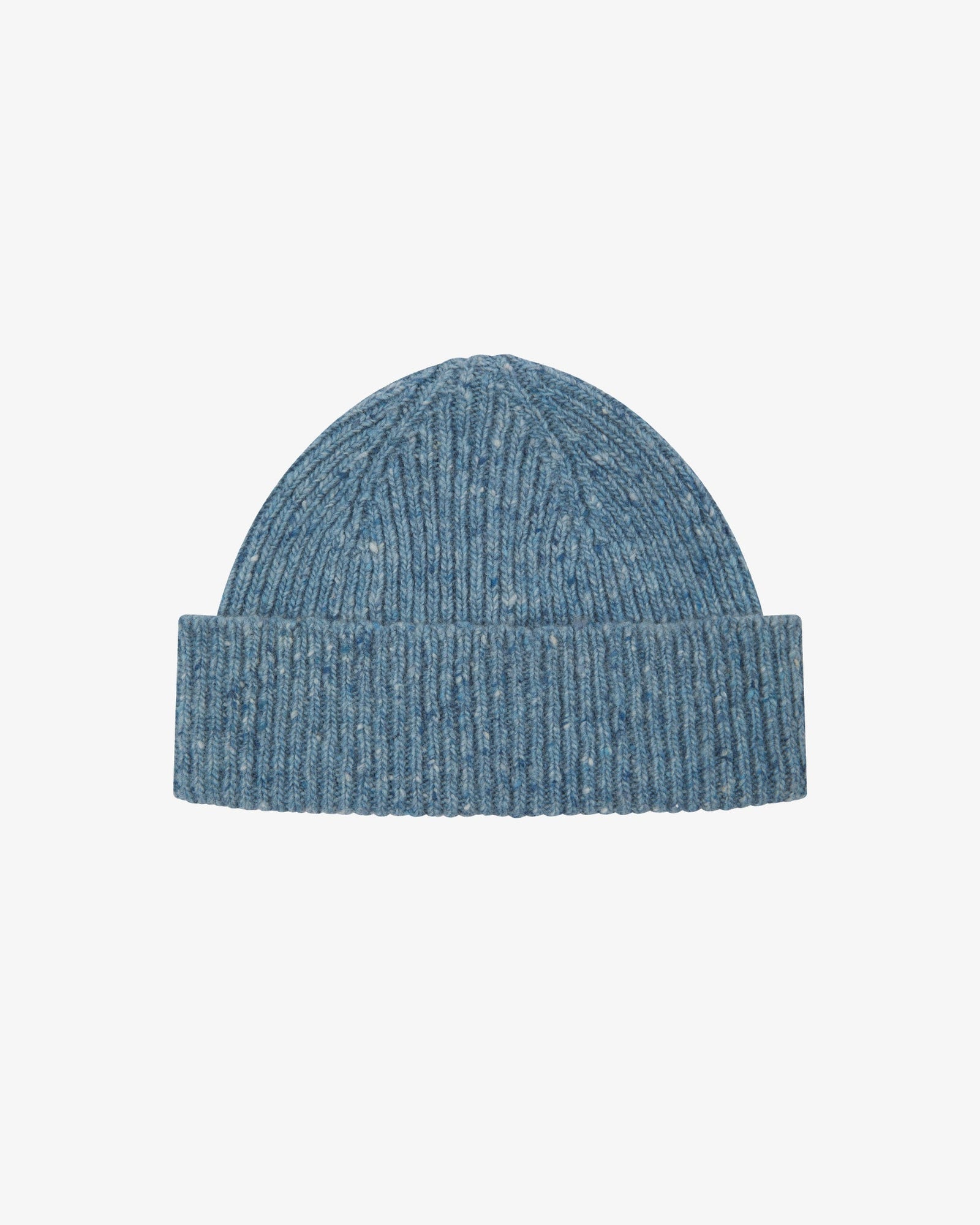 4003 Speckled Donegal wool hat - powder blue