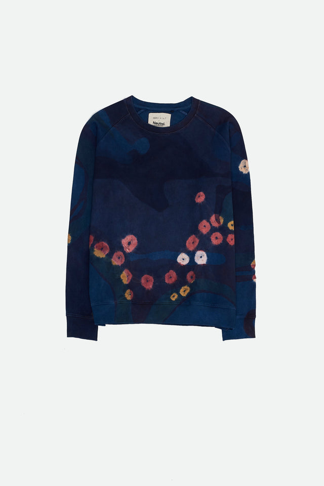 Medium Hand Painted Bandhani Sweatshirt