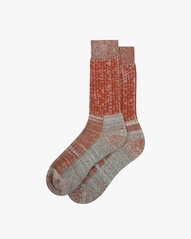 4006 Colour Fuzz Socks - alpine brown