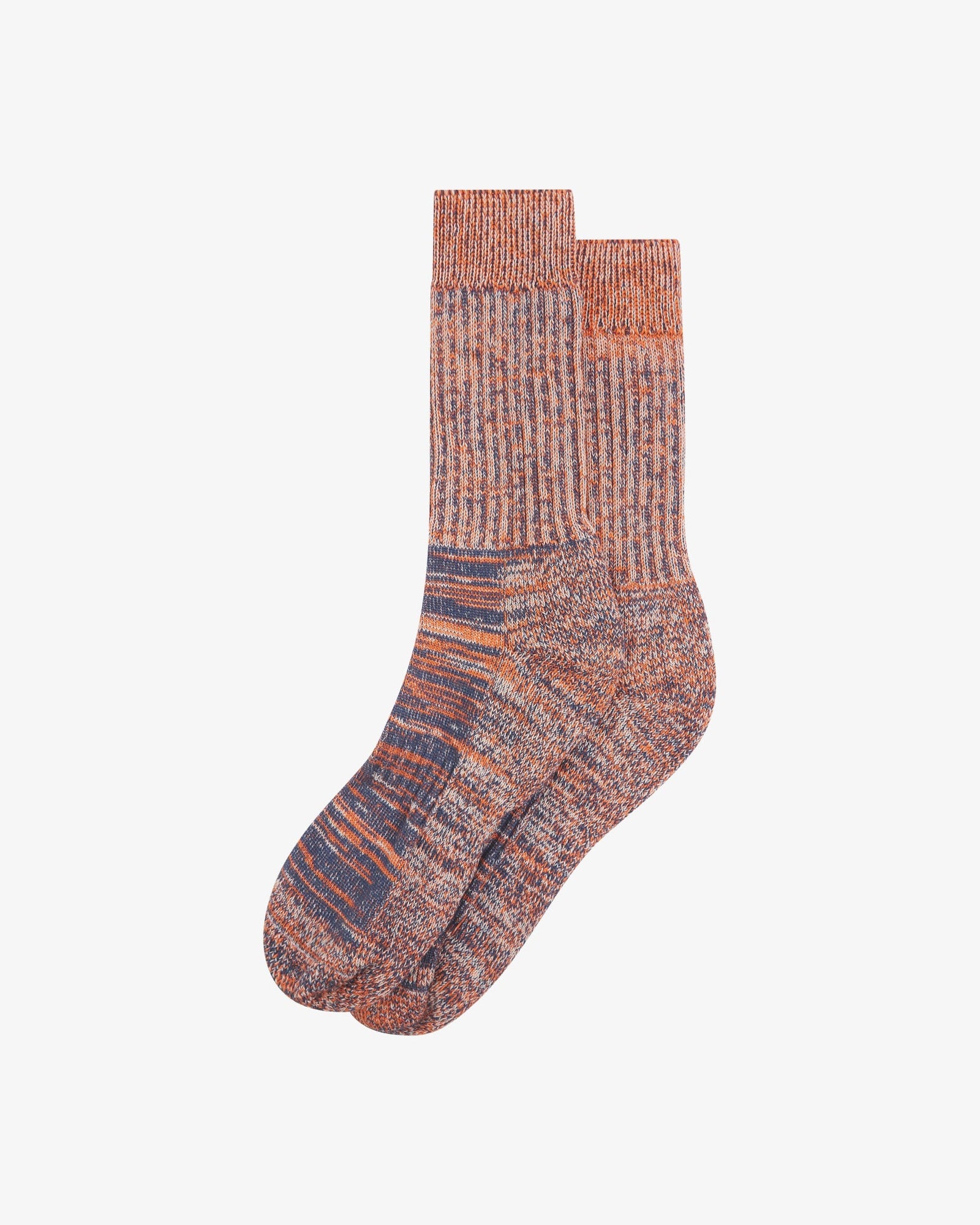4006 Colour Fuzz Socks - volcanic orange