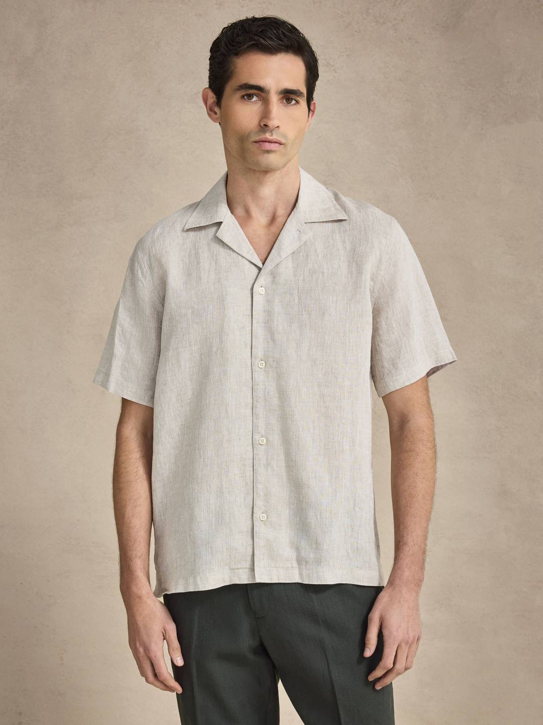 Short Sleeve Linen Shirt