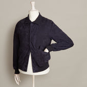 Suede Blouson Jacket In
