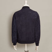 Suede Blouson Jacket In