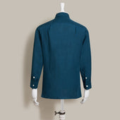 Linen Safari Overshirt In