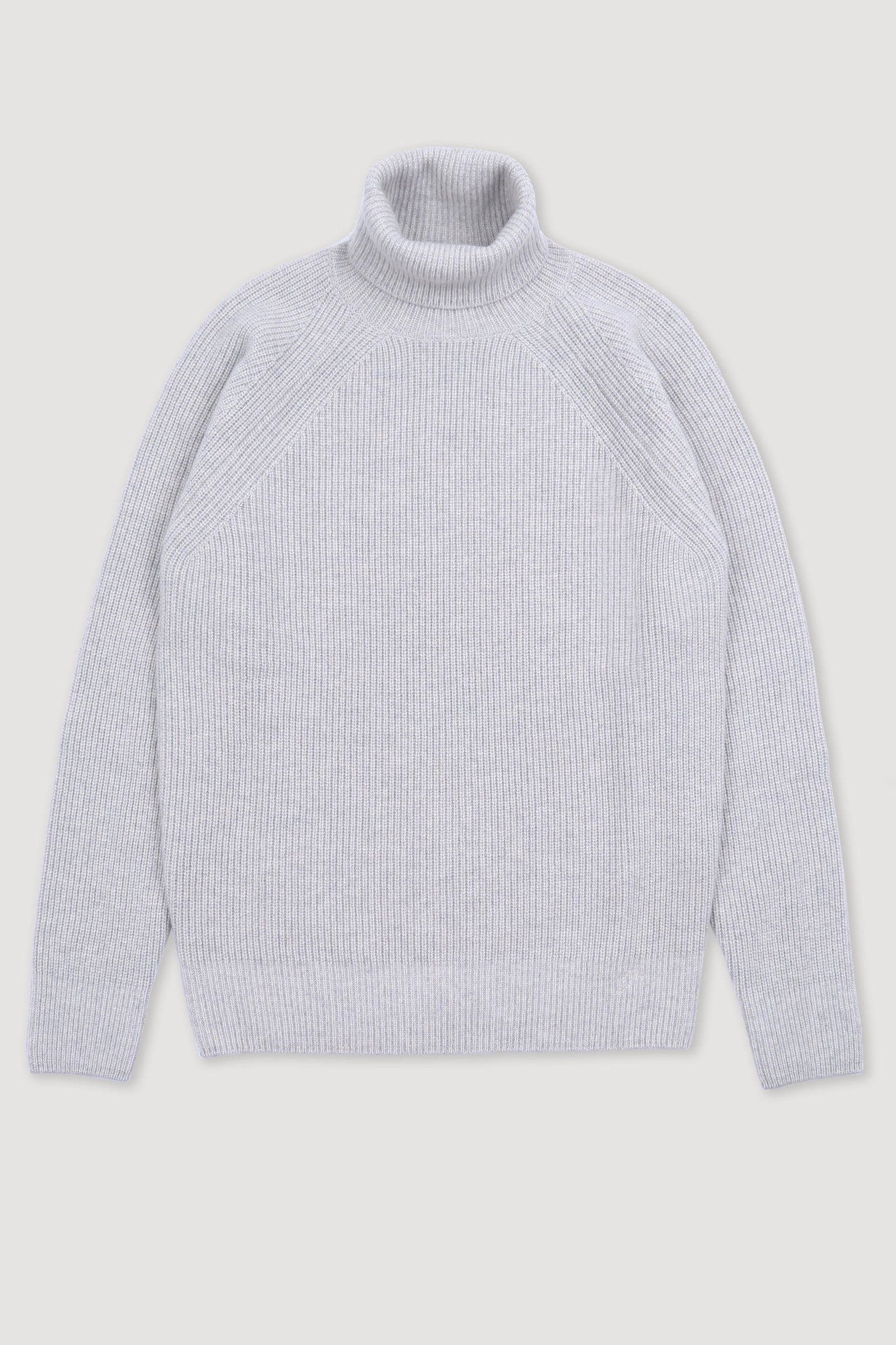Ribbed Turtleneck Sweater Crafted From Pure Cashmere