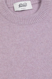 Cashmere crew neck sweater.Pink - Silky rose