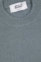 Cashmere crew neck sweater. Green - Field