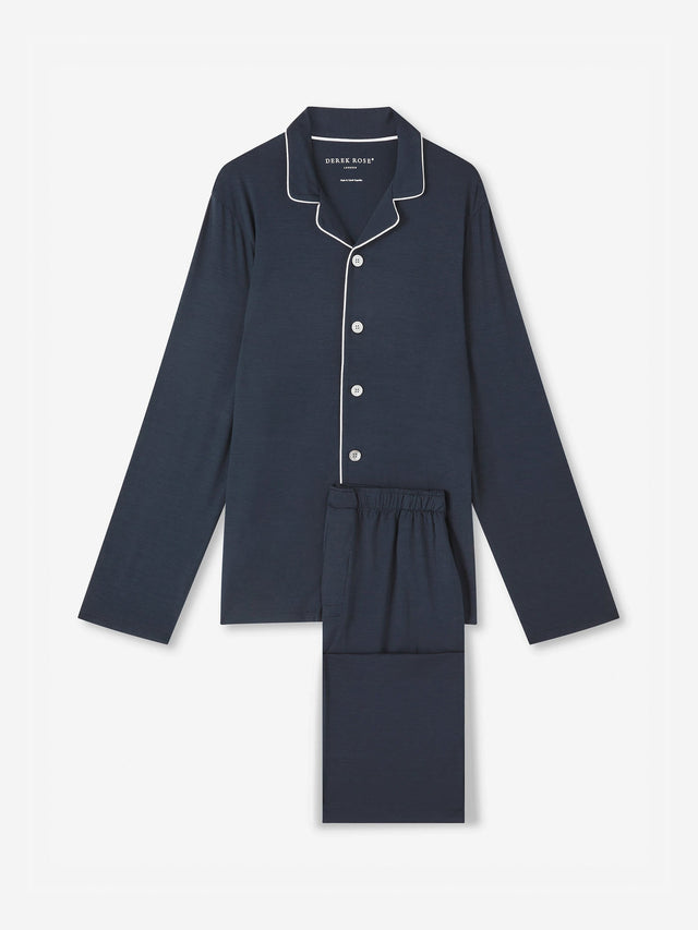 Men's Pajamas Basel Micro Modal Stretch Navy