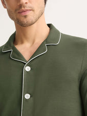 Men's Pajamas Basel Micro Modal Stretch Evergreen