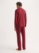 Men's Pajamas Basel Micro Modal Stretch Rustic Red