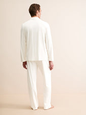 Men S Pajamas Basel Micro Modal Stretch Vanilla