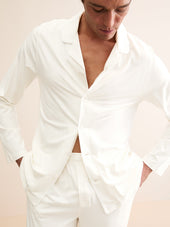 Men S Pajamas Basel Micro Modal Stretch Vanilla