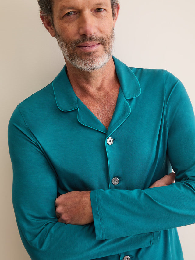 Men's Pajamas Basel Micro Modal Stretch Teal