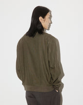 Linen Valstarino jacket, unlined. Green - Oliva