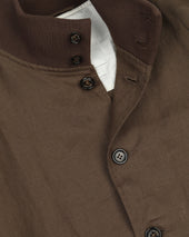 Linen Valstarino jacket, unlined. Brown - Caramello
