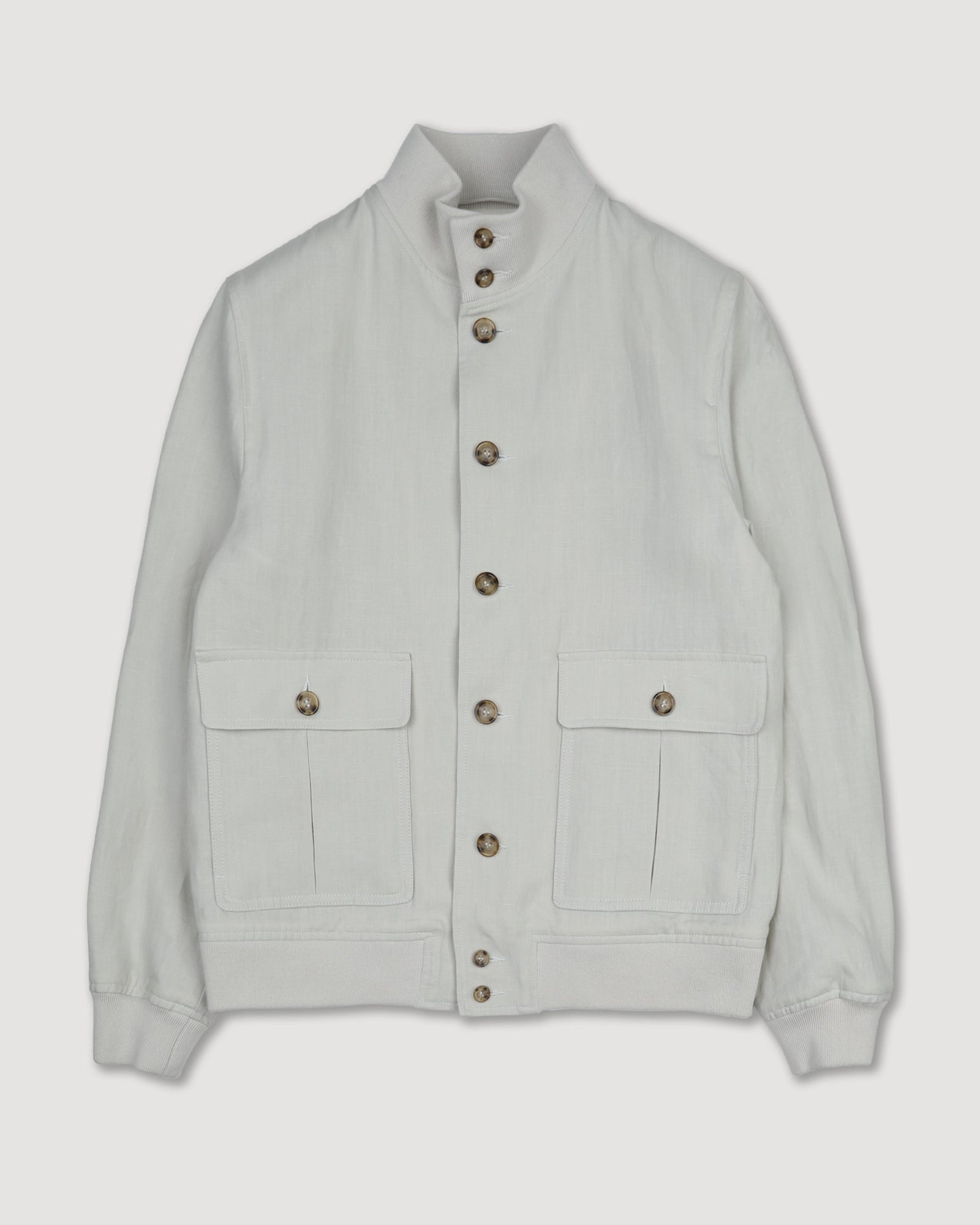 Linen Valstarino Jacket Unlined Beige Ecr