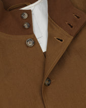 Linen Valstarino Jacket Unlined Brown