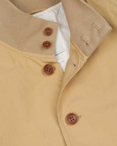 Unlined Valstarino in stretch cotton poplin. yellow - Uovo