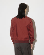 Unlined Valstarino in stretch cotton poplin. Brown - Ruggine