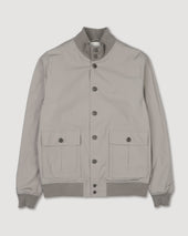 Unlined Valstarino in stretch cotton poplin. Beige - Desert