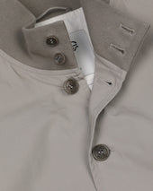 Unlined Valstarino in stretch cotton poplin. Beige - Desert