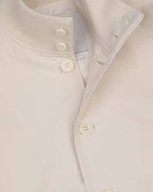 Unlined Valstarino in stretch cotton poplin. Beige - Champignon