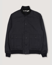 Unlined Valstarino in stretch cotton poplin - Black