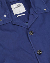 Ted unlined coach jacket in cotton-nylon fabric. Blue - Nautico
