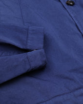 Ted unlined coach jacket in cotton-nylon fabric. Blue - Nautico