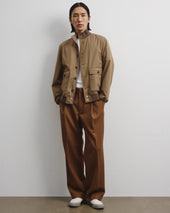 Packable Valstarino in 3 layer microfiber, waterproof. Brown - Avana