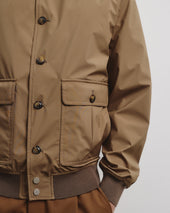 Packable Valstarino in 3 layer microfiber, waterproof. Brown - Avana