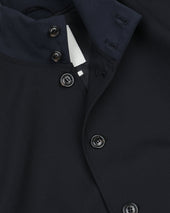 Valstarino jacket in 2 ply virgin wool fabric. Blue - Navy
