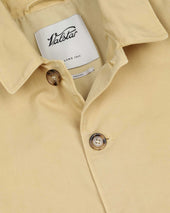 Nils jacket in peach-touch cotton canvas, unlined. Yellow - Propoli
