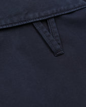 Nils Jacket In Peach Touch Cotton Canvas Unlined Blu