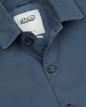 Nils Jacket In Peach Touch Cotton Canvas Unlined Blue Balena