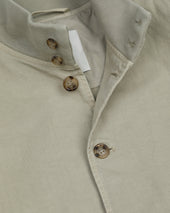 Unlined Valastarino Jacket In Peach Touch Cotton Canvas Green Artichoke