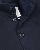 Unlined Valastarino Jacket In Peach Touch Cotton Canvas Blu