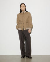 Packable Valstarino in 3 layer microfiber, waterproof. Beige - Avana