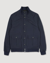 Packable Valstarino in 3 layer microfiber, waterproof. Blue - Navy