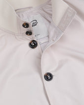 Packable Valstarino jacket in water repellent technical microfiber fabric. Cream - Ivory
