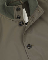 Packable Valstarino jacket in water-proof technical microfiber fabric. Green - Cappero